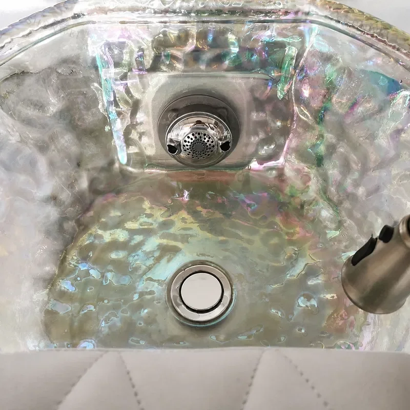 Foot Massage Sofa High End Foot Bath Chair for Spa Pedicure Soaking Washing Sauna Beauty Nail Art Furniture