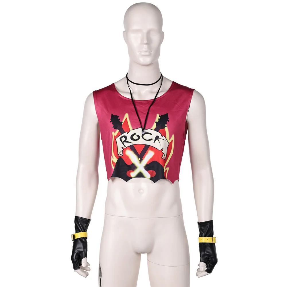 Gambit คอสเพลย์เครื่องแต่งกายภาพยนตร์ Super Villain X Roleplay ชุดชายสร้อยคอถุงมือสายรัดข้อมือชุดเด็กปาร์ตี้ฮาโลวีนชุด