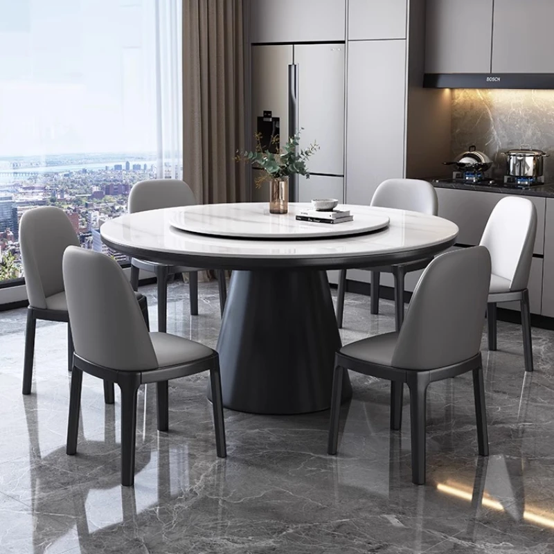 

Marble Dining Table Reception Tables Restaurant Dinning Multifunction Tables Designer Coffee Dinning Sets Bwrdd Round Kitchen