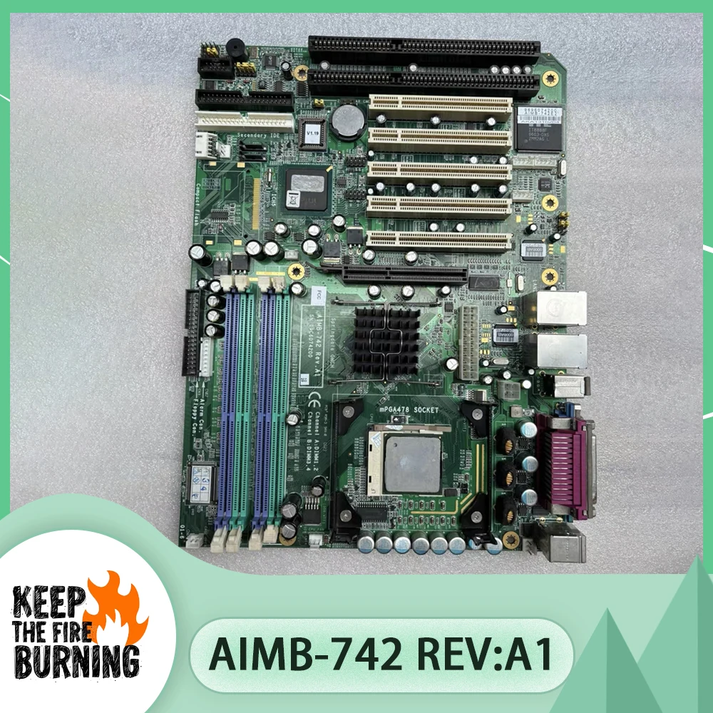 

For Advantech Control Equipment Main Board Of Industrial AIMB-742VE AIMB-742 REV:A1