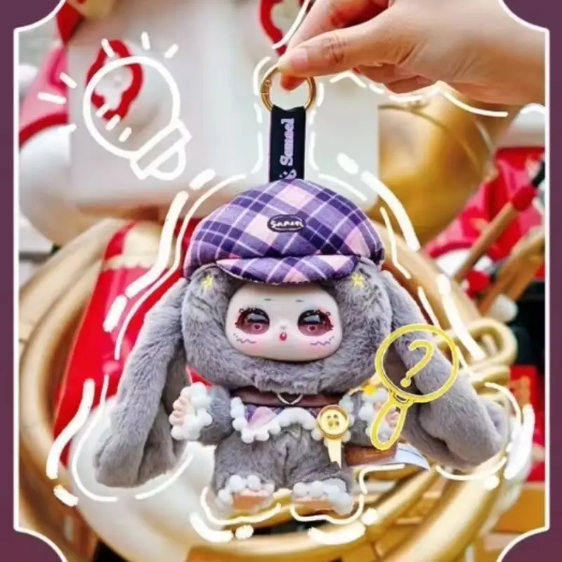 サマエル V2 ドリーム・オブ・パラダイス シリーズ 漫画風 ブラインドボックス 可愛い 大きな耳のぬいぐるみ ビニール製顔 ペンダント デスクトップ飾り ミステリーギフト