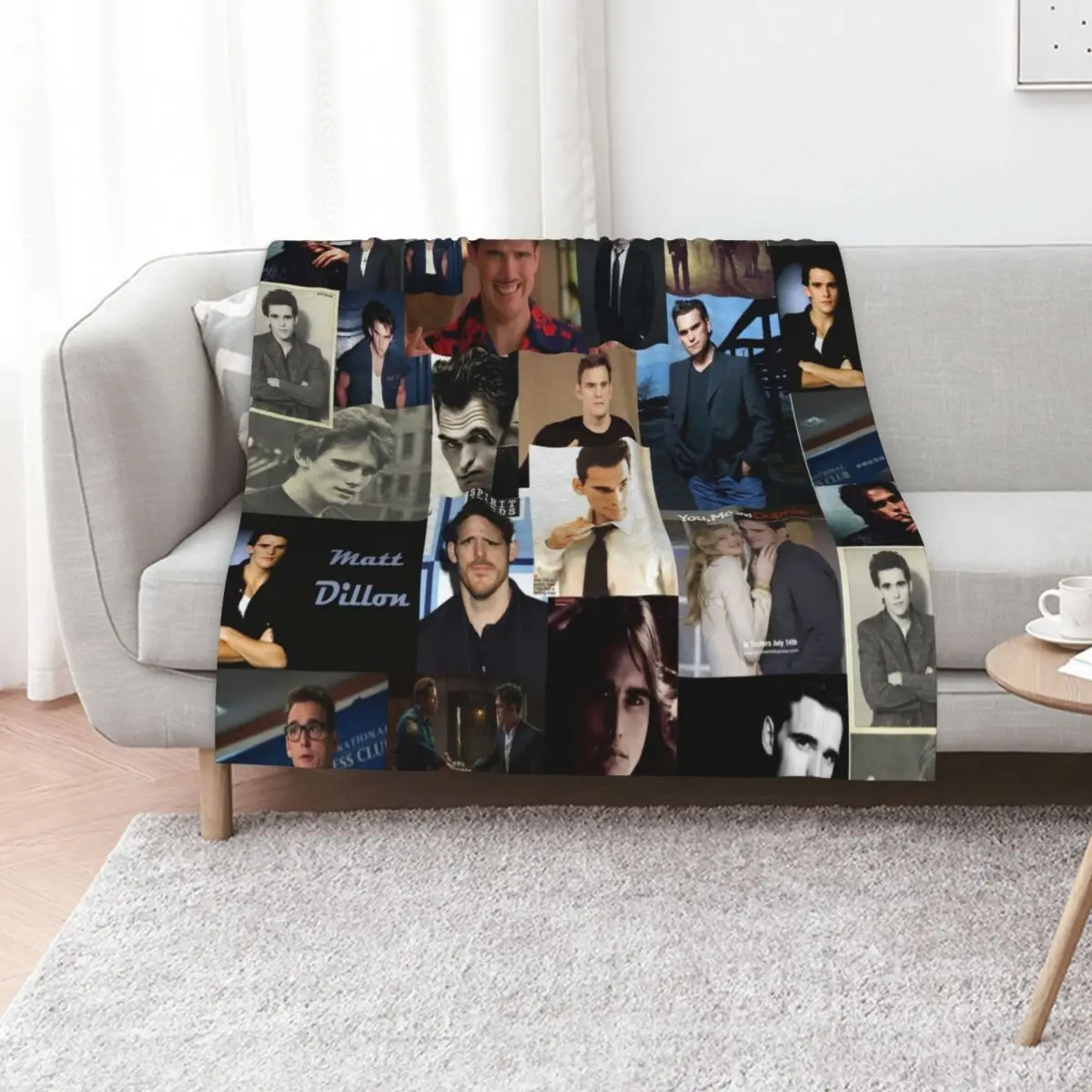 Matt Dillon Abstract Collage Throw Blanket anime wednesday heavy to sleep Giant Sofa Shaggy Soft Big Blankets