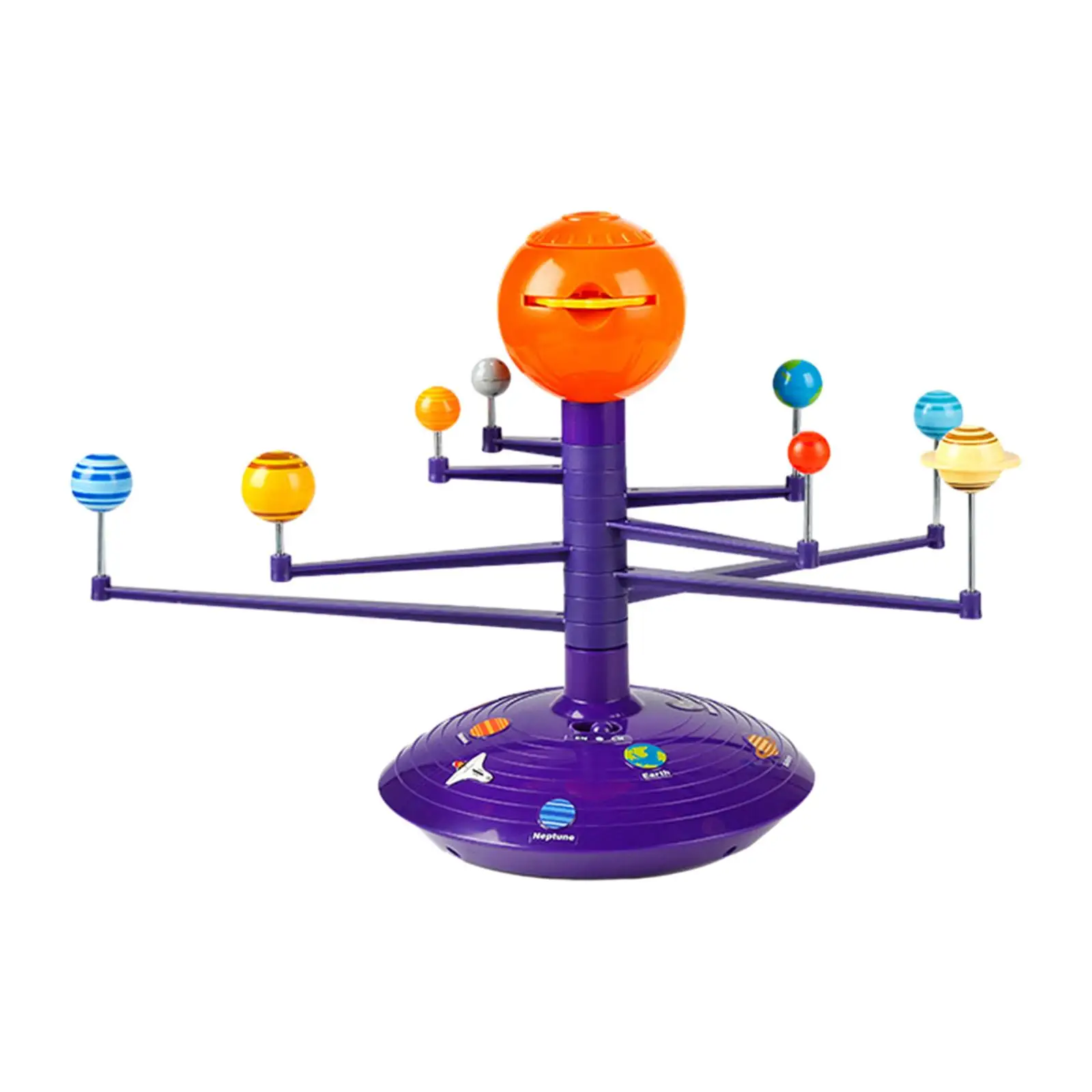 Sistema solar científico de brinquedo de projeção de voz com astronomia de festa DIY