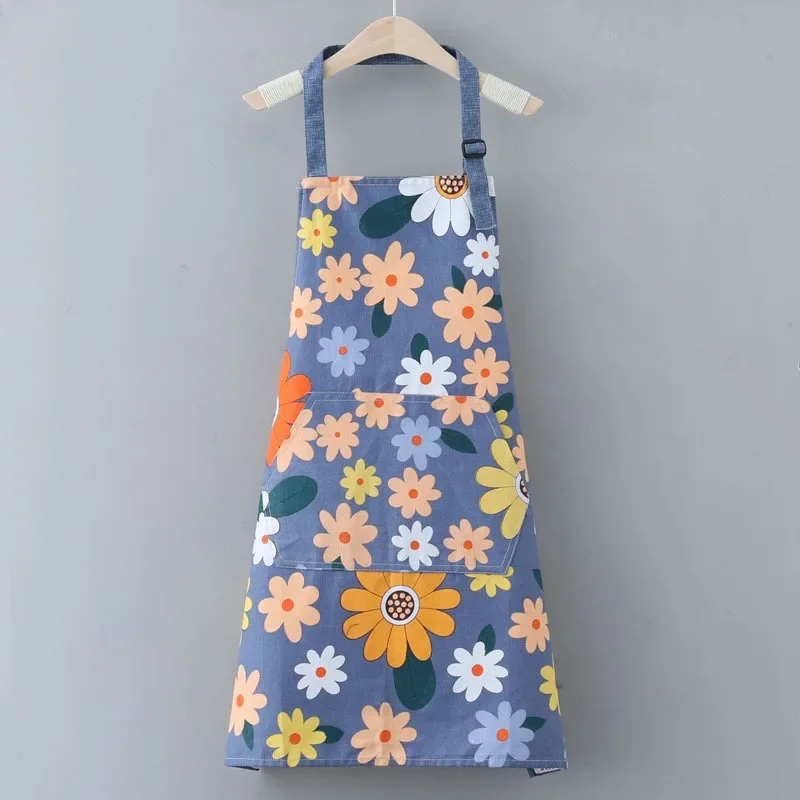 

Aprons for Women with Pockets Waterproof Kitchen Cooking Aprons with Adjustable Neck Strap and Long Ties