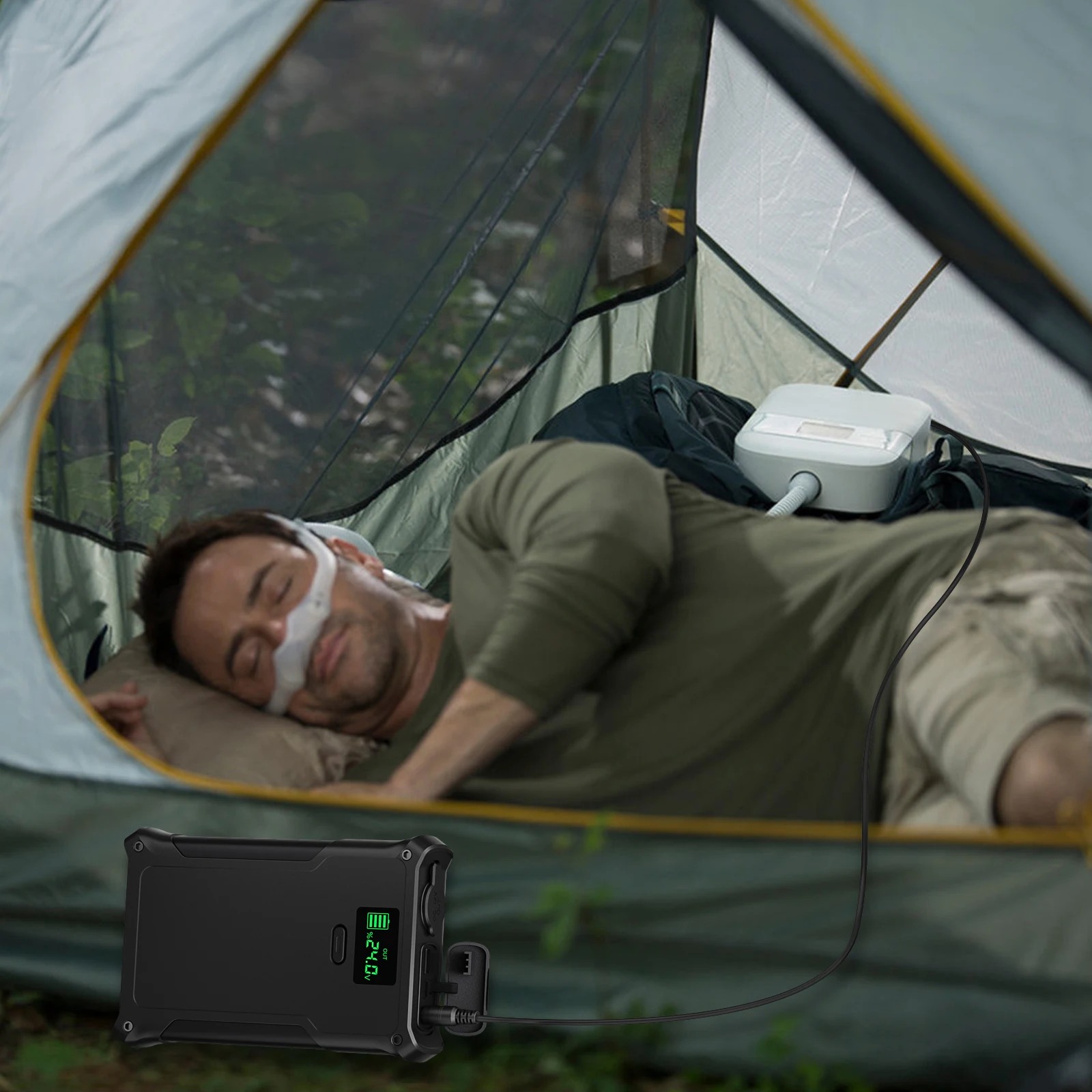 Portable 40000mAh Power Bank Fast Charging Qc 3.0 PD Usb c Battery for Camping Car Fridge PUMP