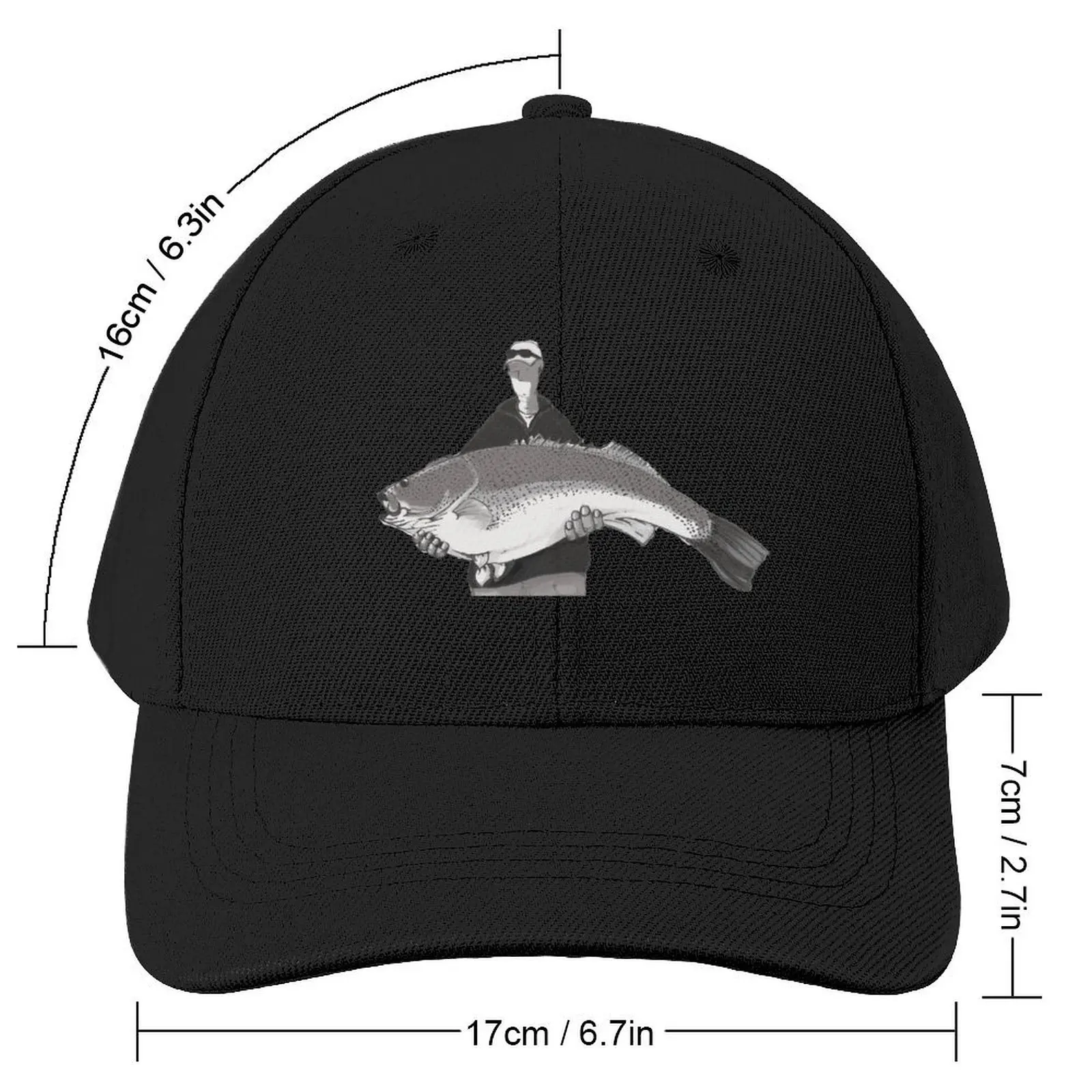 Grant - Murray Cod (clear) Baseball Cap Brand Man cap Sunscreen For Man Women's