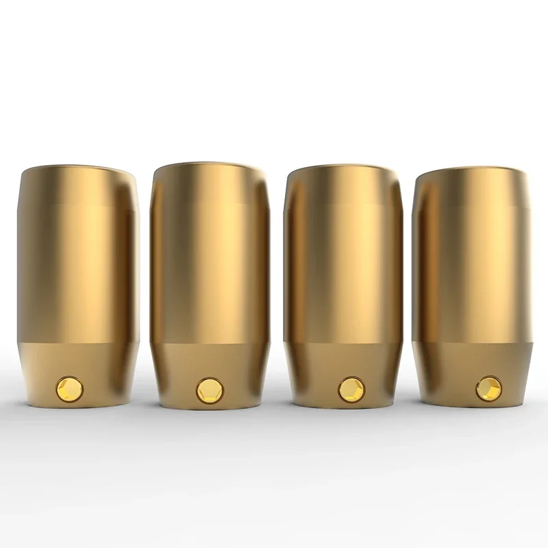 

High Quality 4x Audiocrast FOR CT4021G Gold Color Speaker RCA Cable Audio Wire Nosie Stopper ring Cable Diameter 9mm