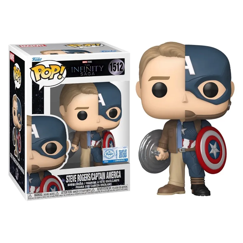 Genuine Edition FUNKO POP Marvel Infinity Saga, Captain America, Steve Rogers Desktop Decoration Ornament Model Toys Collectible - Image 5