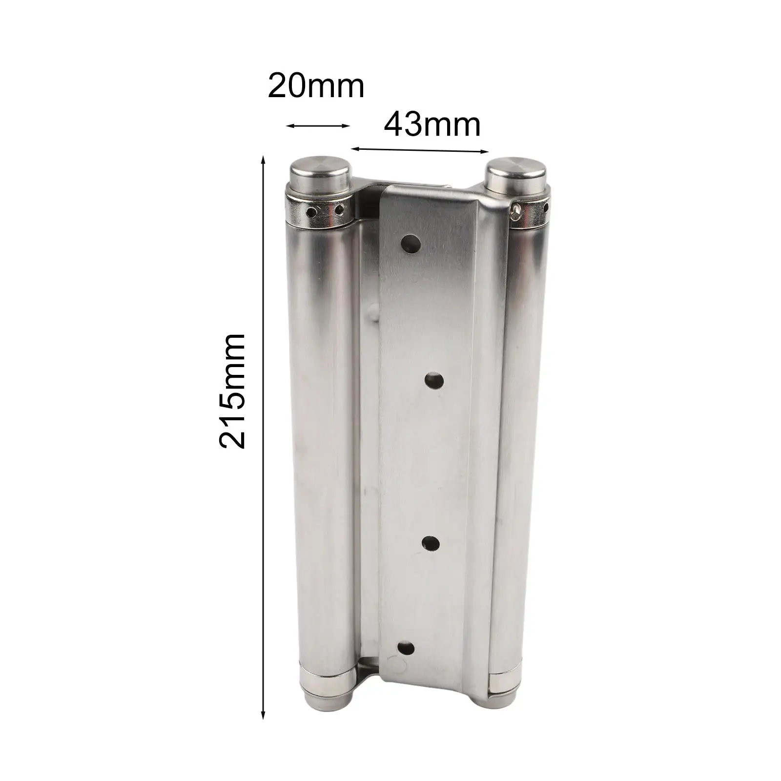 Double Spring Hinge Stainless Steel Self Closing Two Way Door Hinge For Home Bar Shop Wooden Glass Doors Hardware 5/6/8Inch