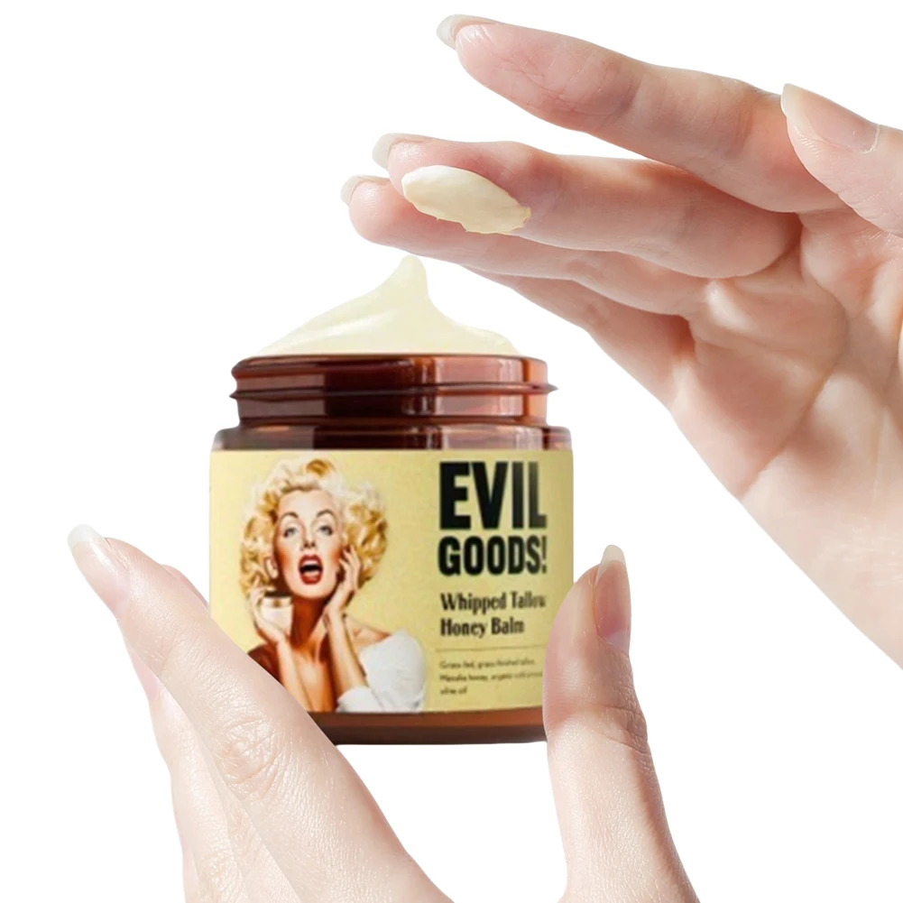 

Бальзам с белой говядиной Tallow Manuka Honey для кожи, лица и тела, без запаха, с травой, органический крем для лица, лосьон для тела