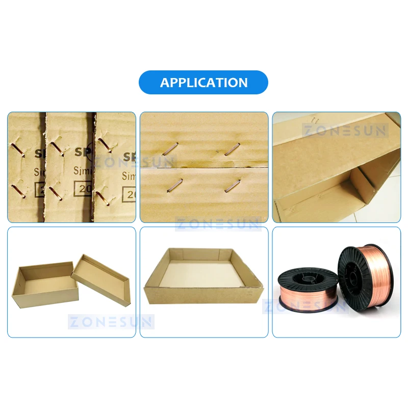 Zonesun ZS-ZH25D Cartoning Machine Cardboard Box Making Machine Automatic Tray Forming and Stapling Machine