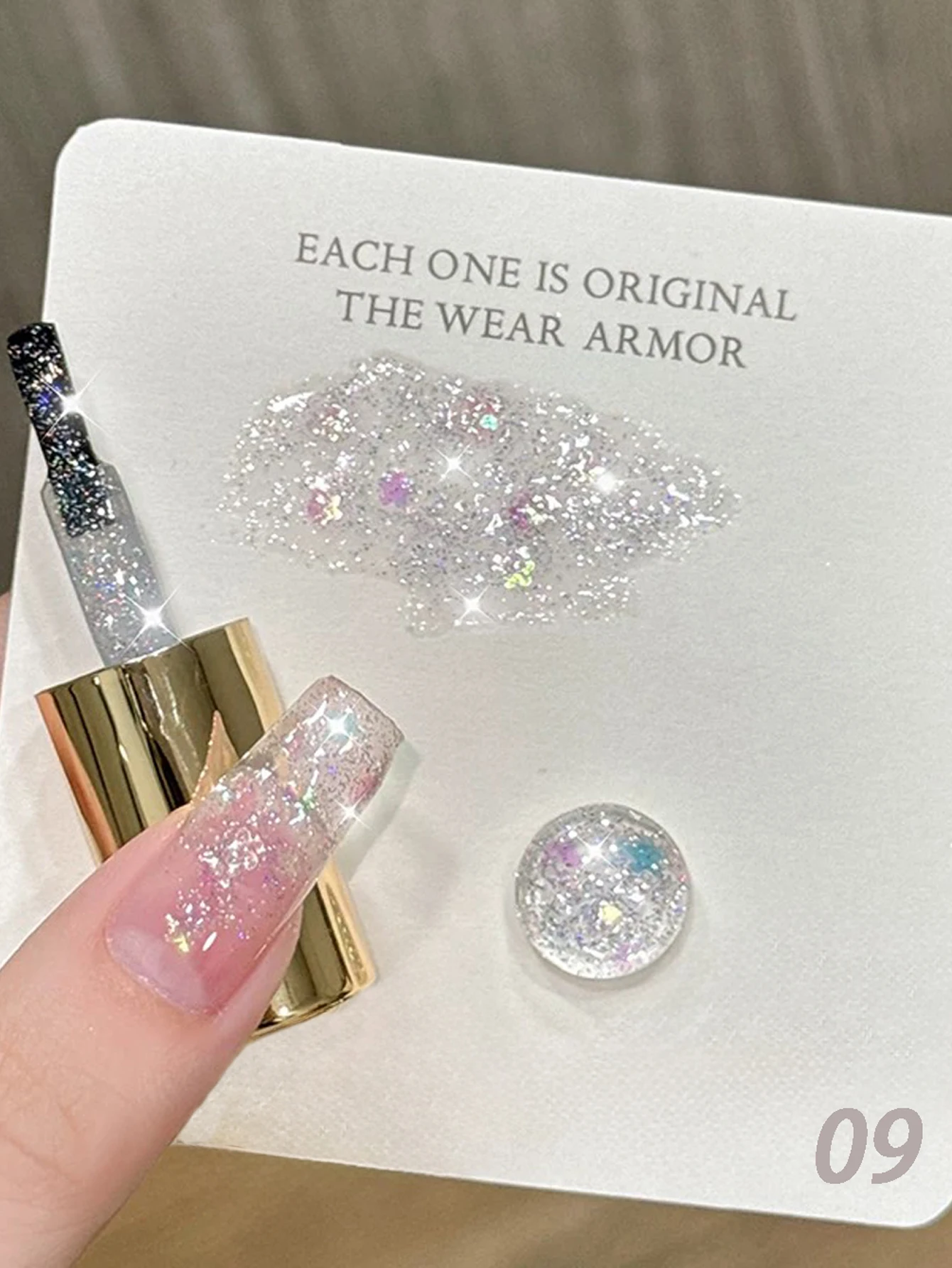 MIANEL 12ML Weißer Nagellack Jimeng Hochzeitskleid Feiner Glitzer-Gel-Nagellack Super Glänzender Glitzer-Nagellack für Nagelkunst-Salon – Detail 16
