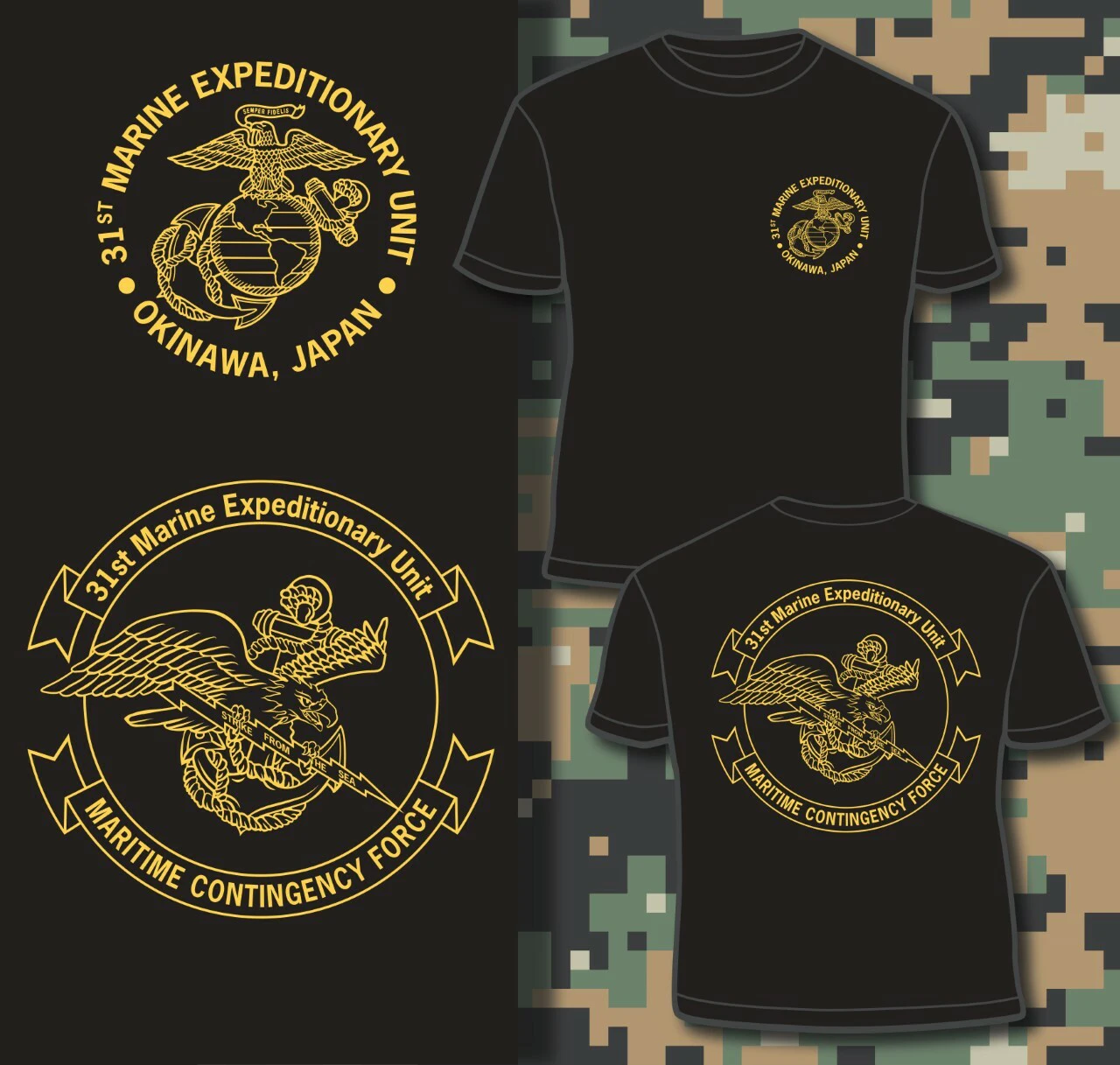 Okinawa, Japan. US 31st Marine Expeditionary Unit T Shirt. Short Sleeve 100% Cotton Casual T-shirts Loose Top Size S-3XL