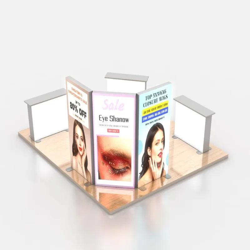 Portable LED Light Box Exhibition Booth Multi-functional Trade Show Advertising Display Stand Business Event Promotion Display view 5