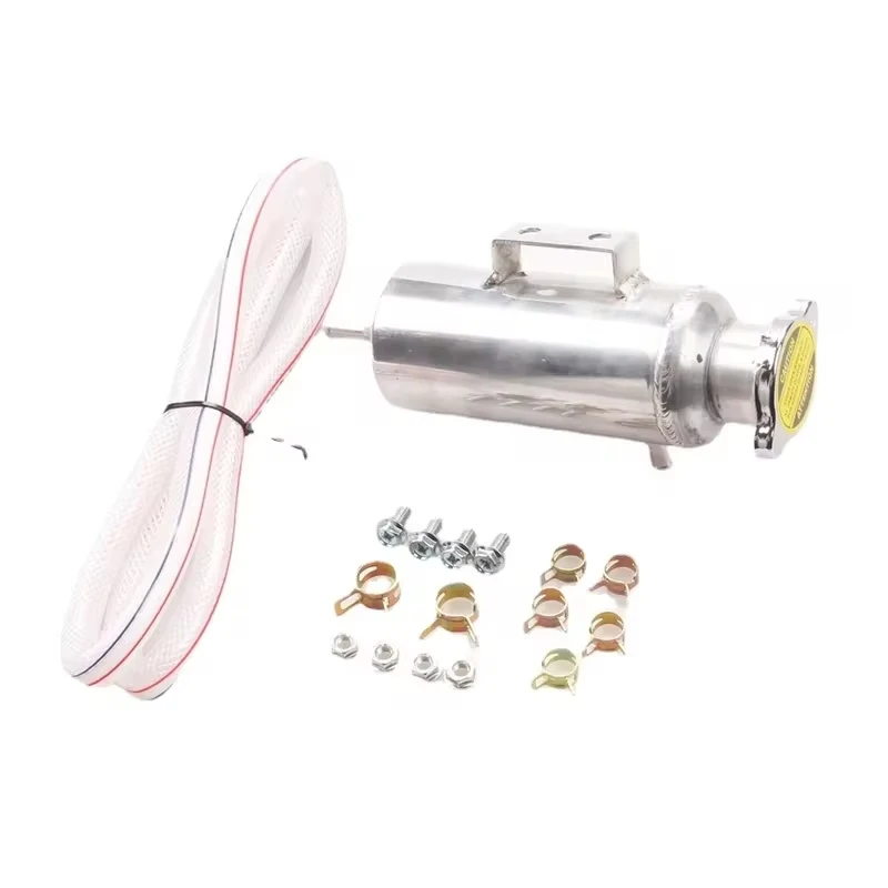 350ml Car Overflow Catch Tank Cooler Coolant Reservoir Kit Universal aluminum alloy Expansion Tank Car Modification accessories