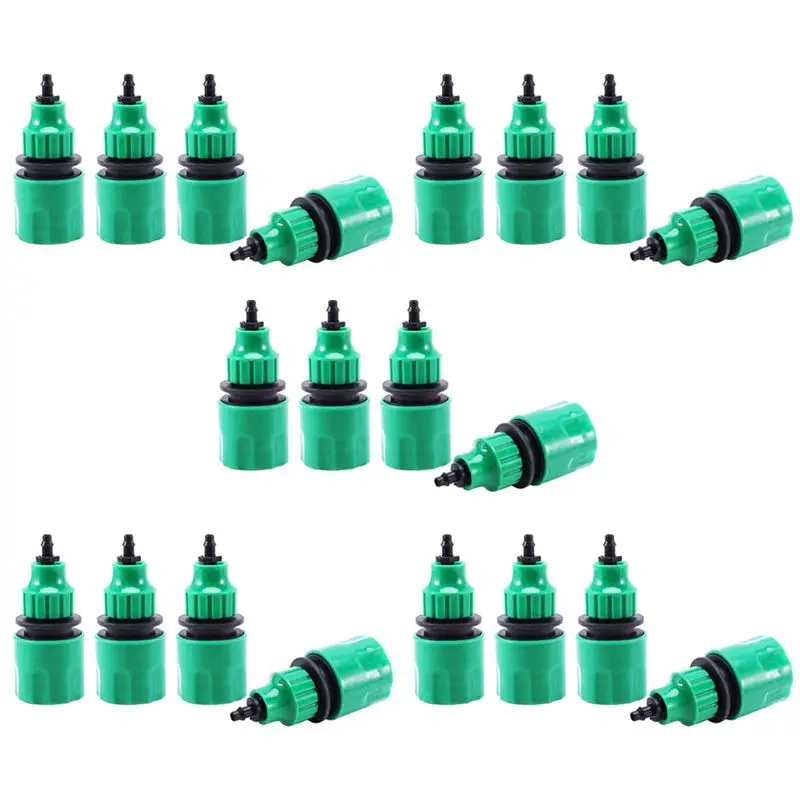 

Адаптер для садового шланга A04G, односторонний соединитель для крана, для ирригации, 20 шт.