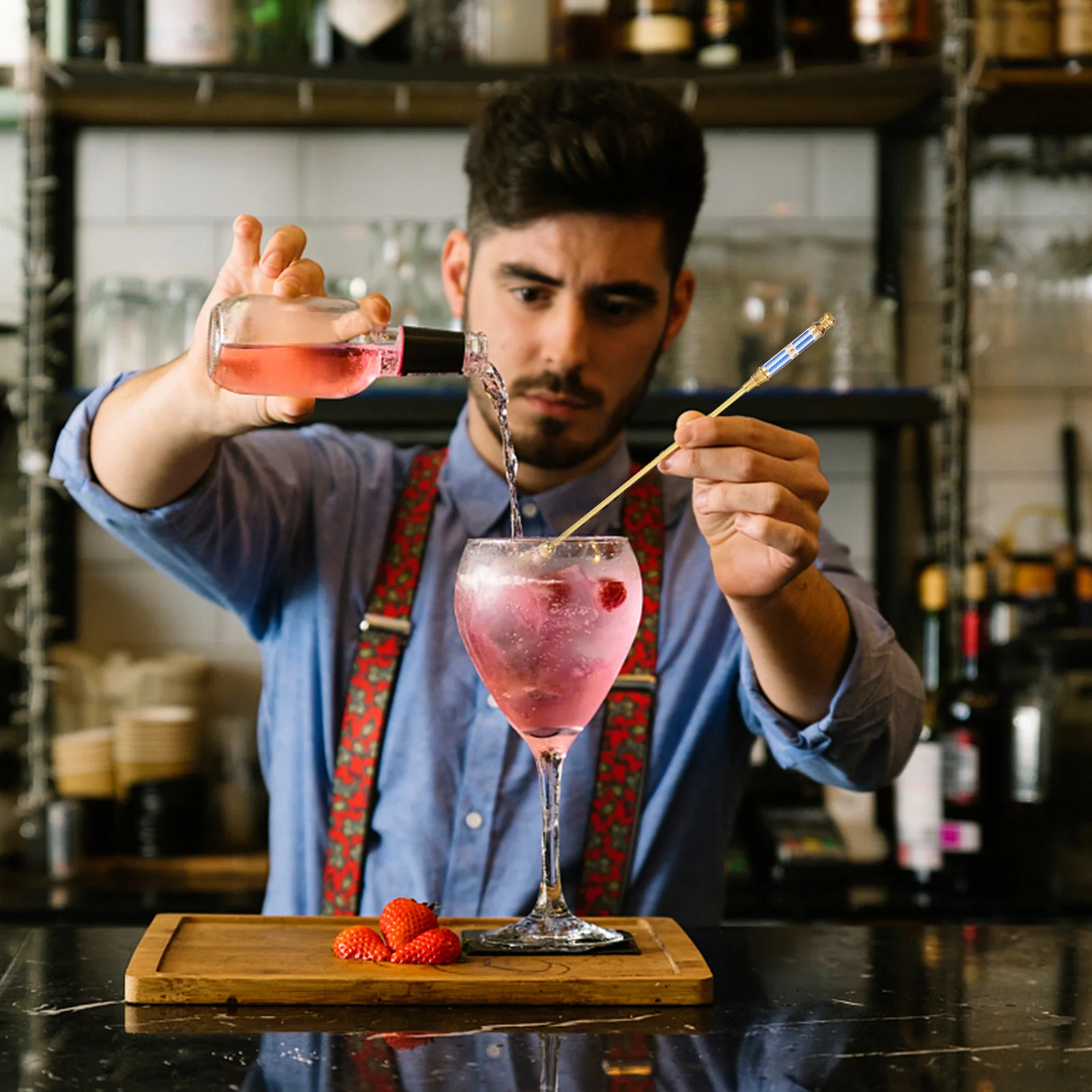 

1Pcs Stirring Stick Environmental Friendly Long Handle Milk Tea Coffee Stirrer Practical Party Decoration