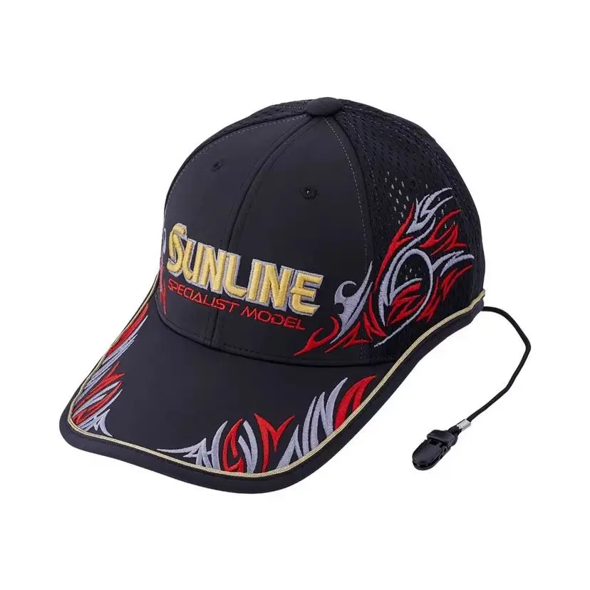 

New SUNLINE Fishing Cap Sunscreen Shade Embroidery Lure Sea Fishing Cap Four Seasons Fishing Hats for Men