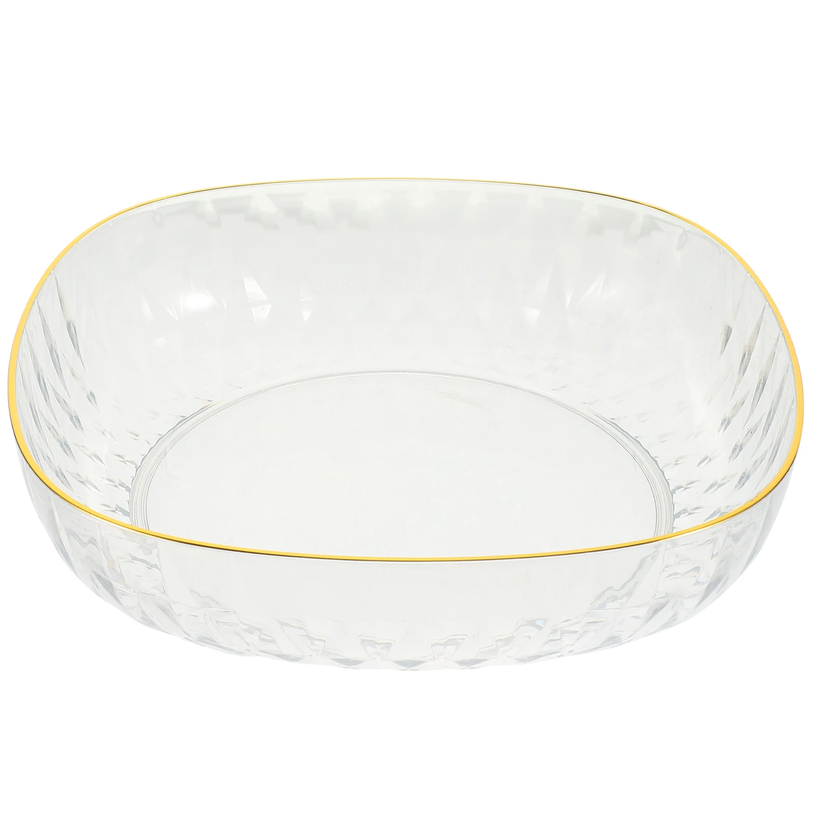 

Fruit Tray Salad Bowls Food Storage Kitchen Gadgets Snack Reusable Plastic Container White Clean Multi Functional Bowl