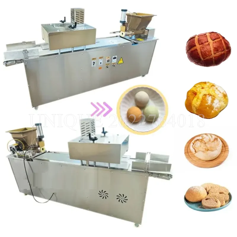 110/220V Stainless Steel Automatic Large 200g Bread Cookie Dough Ball Cutting Making Machine Dough Cutter Divider Rounder Maker