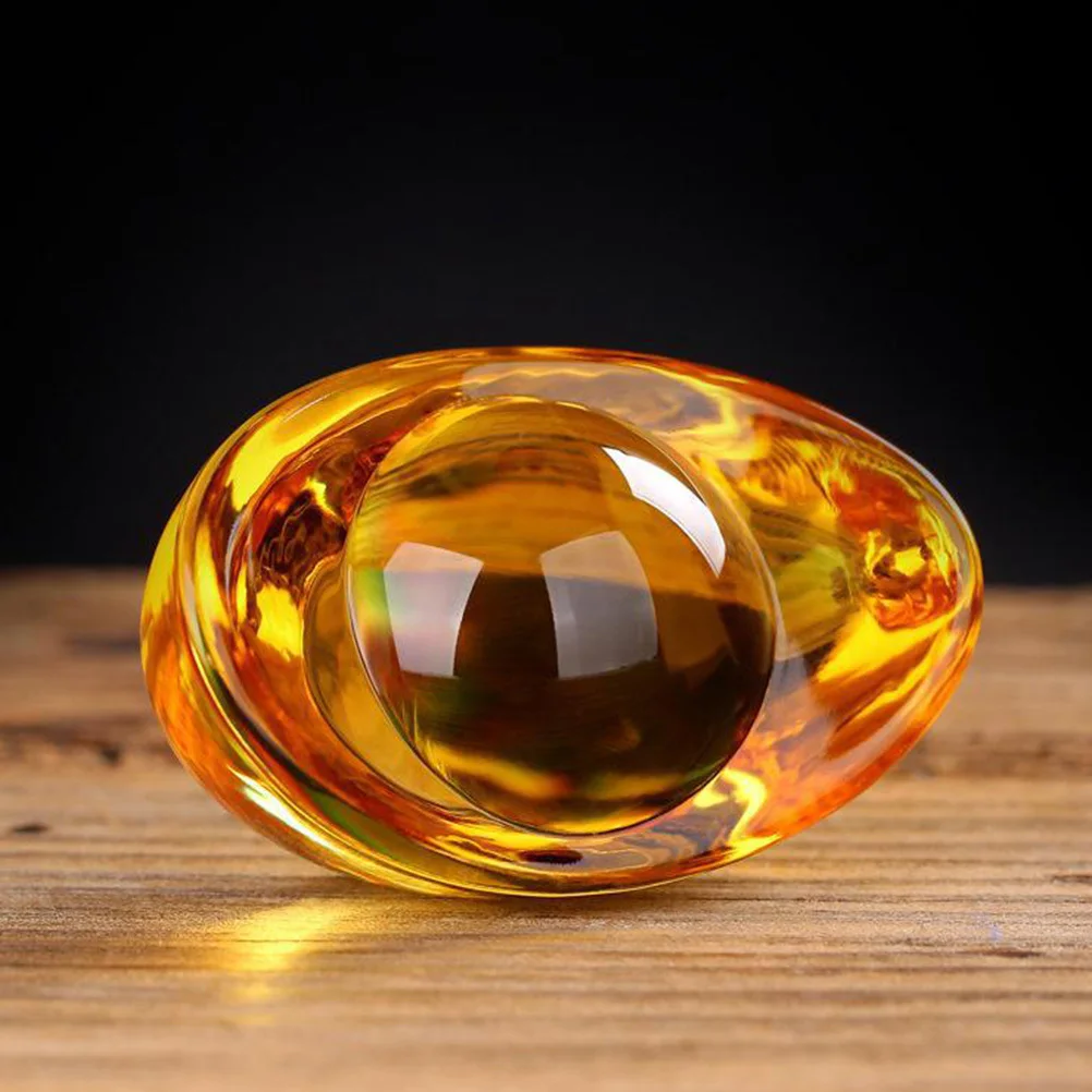 

5pcs Citrine Ornament Retro Gold Ingot Decor For Home Office Desktop Fengshui Creative Desktop Decor Wealth Luck Symbol