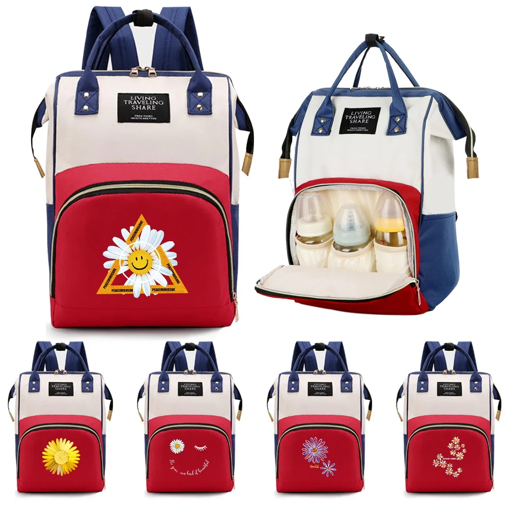 

Mommy Bag Large Capacity Bags Multi-Function Waterproof Diaper and Bottle Nappy Backpack Bag Outdoor Travel Storage Bags