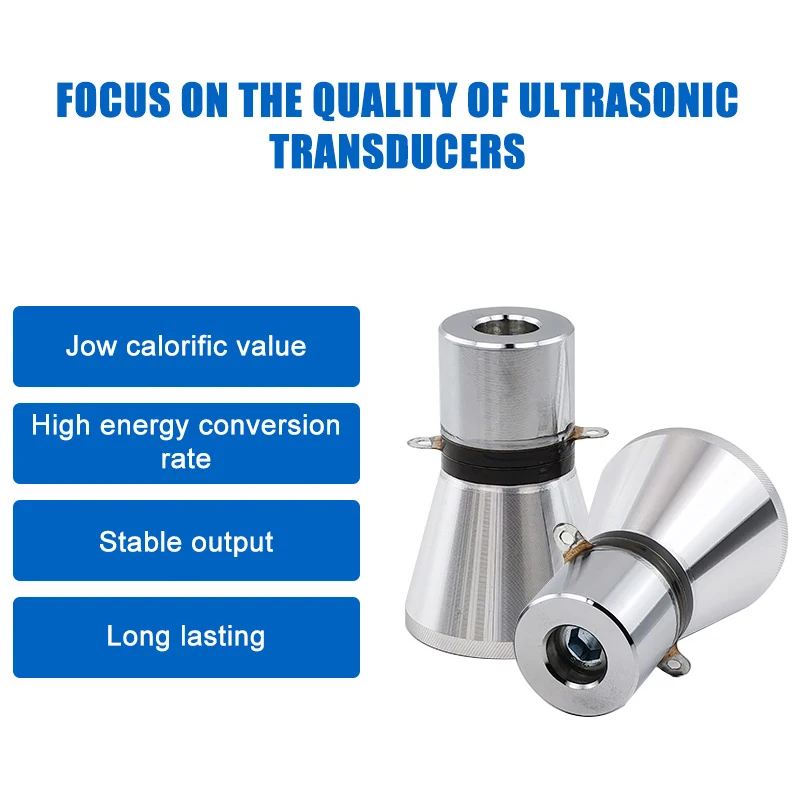ACMESONIC 초음파 압전 변환기, 산업용 초음파 클리너용, 40W, 100W