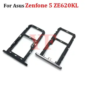 Bilashmart Asus Zenfone 5 5Z ZE620KL ZS620KL 5 Lite 5Q ZC600KL Sim Card Slot Tray Holder Sim Card Reader Socket