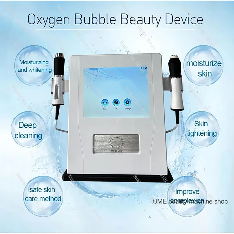 

3 In 1 Co2 Oxygen Facial Machine Ultrasound Rf Bubble Oxygenation Skin Tightening Oxygen Jet Facial Machine