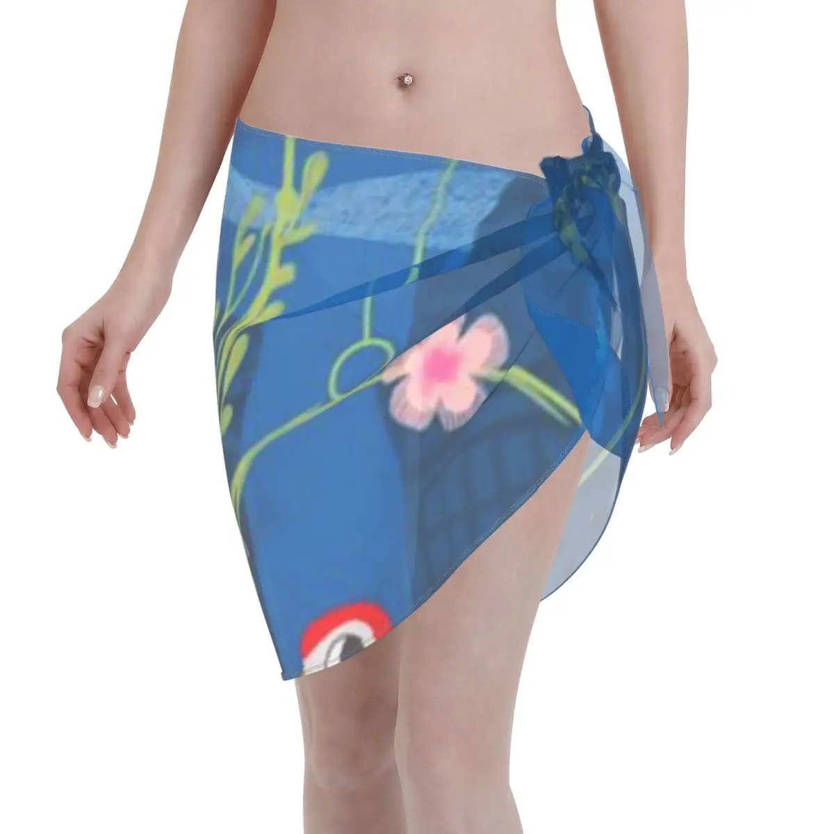 

Promotion Squeaky Beakies With Freaky Tikis Women's Beach Wrap SkirtBath Changing Wear Beach Towel Wrap