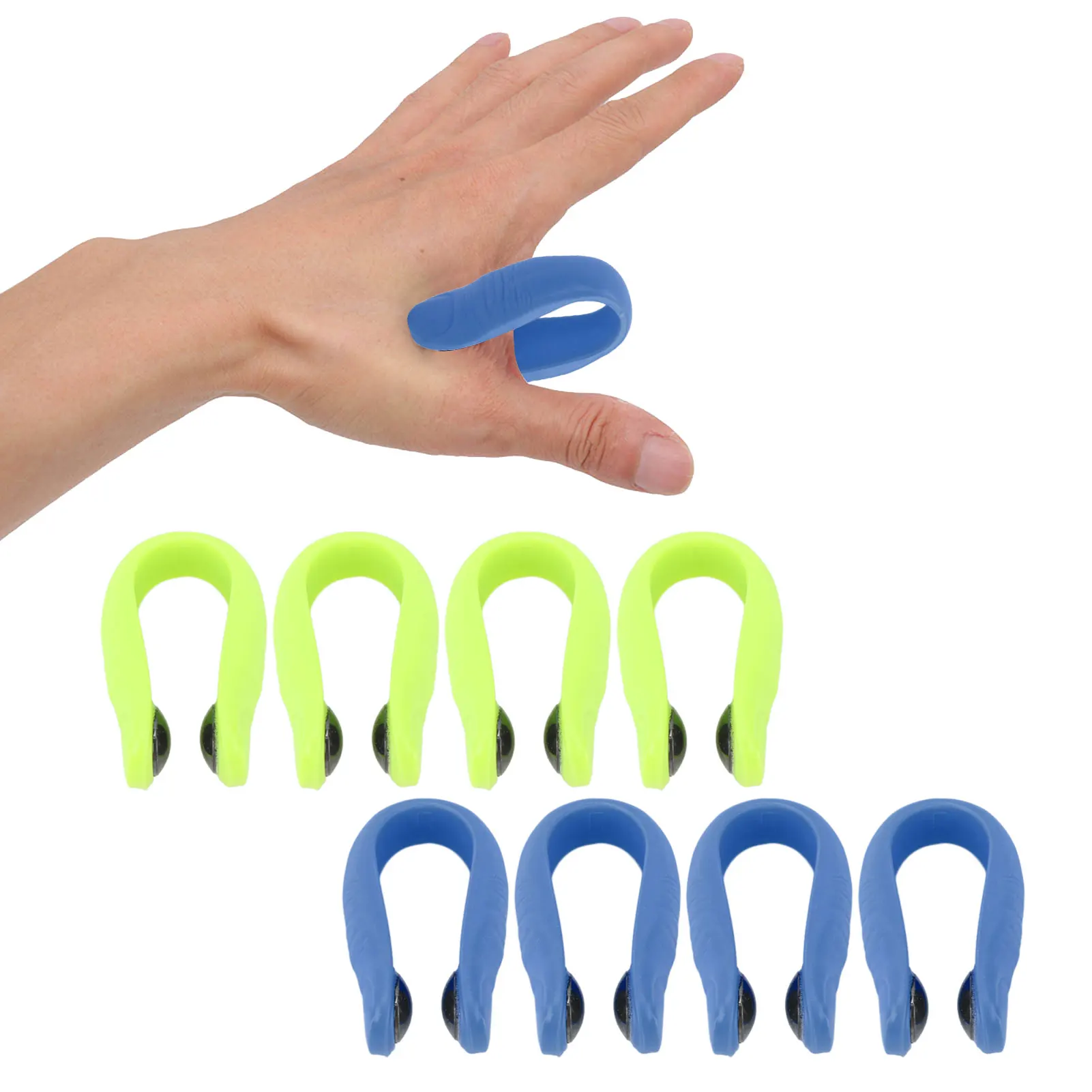 4pcs Acupressure Clip Portable Thumb Shape Acupressure Hand Pressure Point Clip with Magnet Hand Pressure Clip