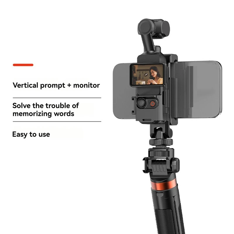 Suitable For DJI OSMO POCKET3 Mobile Phone Prompter Bracket Expansion Bracket Extension Rod Tripod Accessories