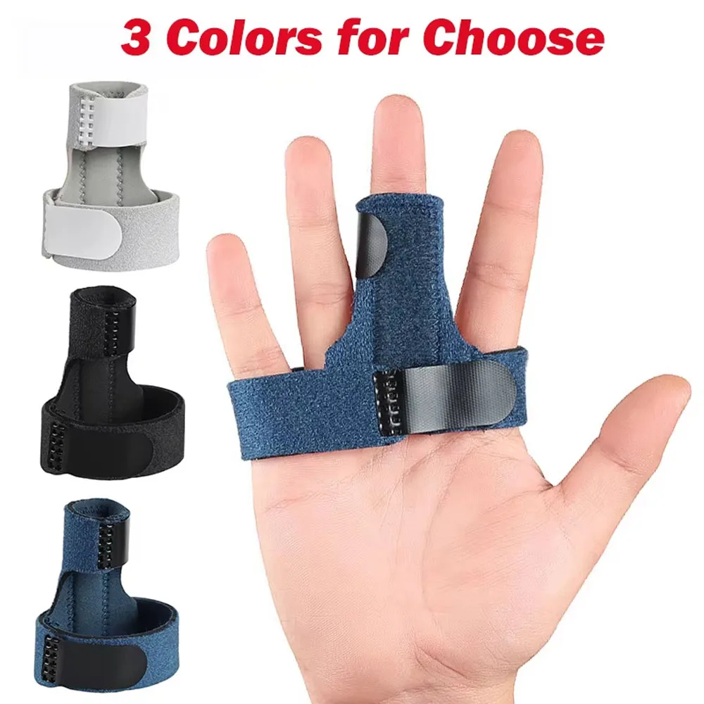Adjustable Finger Splint, Breathable Finger Brace Fastening Tape for Fingers and Toes Thumb Index Middle Ring Little Finger