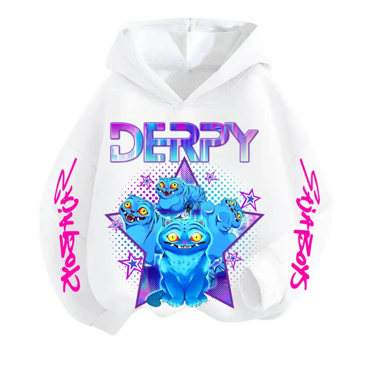 جديد لعام 2026 سترة بغطاء للرأس على طراز الموضة للأطفال Kpop شيطان الصيادين سترة أطفال لطيفة على شكل نمر هاراجوكو للأولاد والبنات للجنسين #6