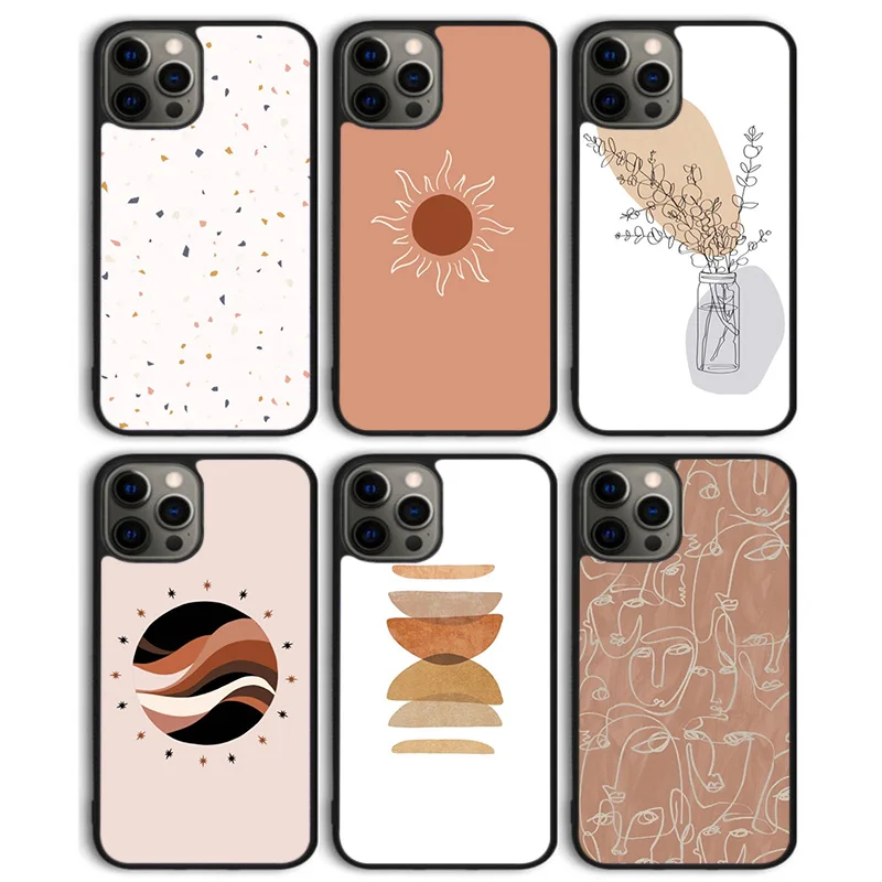 BOHO VIBES phone Case For iPhone 16 15 14 Plus 12 mini 13 11 Pro X XR XS Max cover shell coque