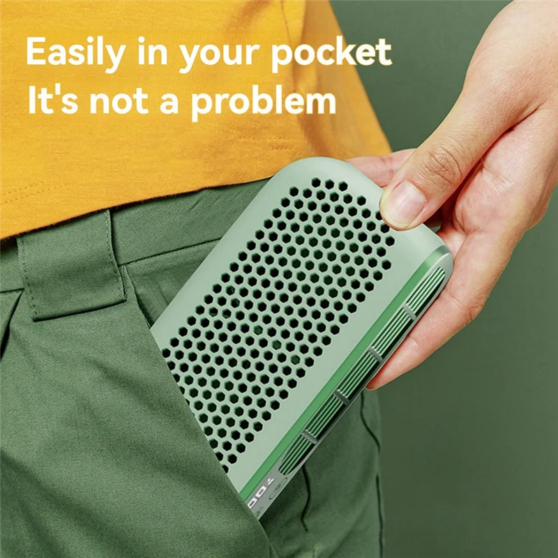 

Ручной вентилятор ABHU, подвесной шейный маленький вентилятор, безлопастной портативный пятискоростной регулируемый вентилятор, малошумный настольный вентилятор