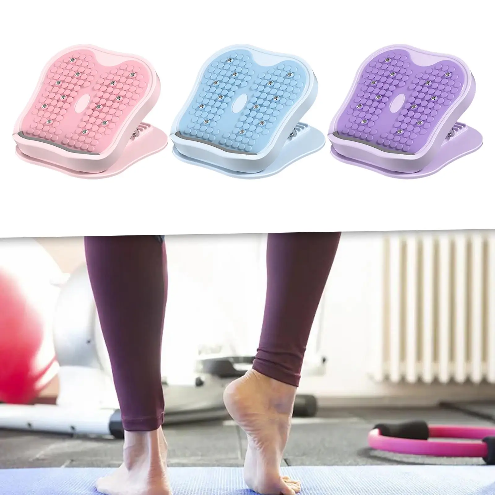 Calf Stretching Board Multifunctional Portable Leg Stretching Calf Stretch Board Incline Board for Hamstring Heel Legs Calves