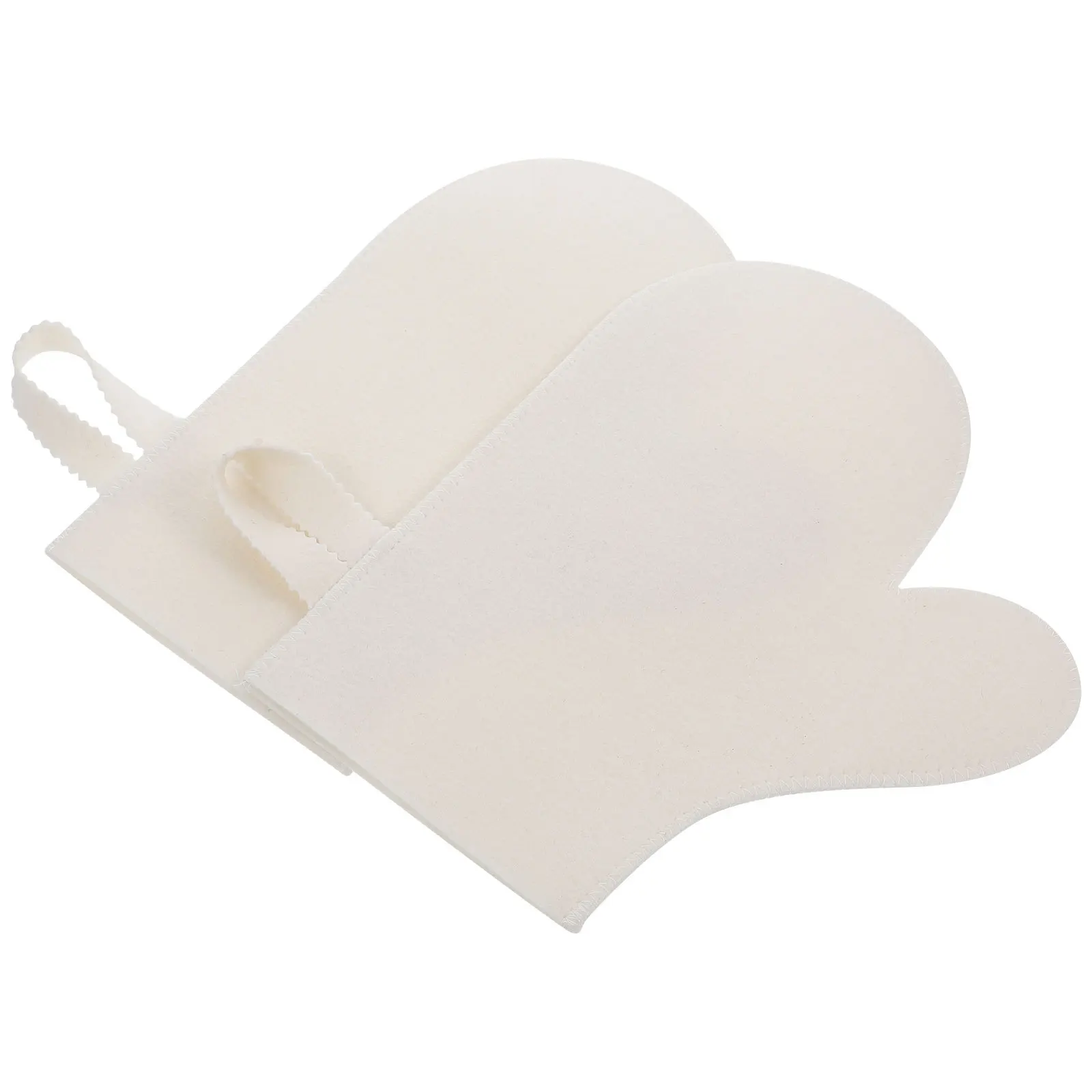 2 قطعة قفازات ساونا مقاومة للحرارة التقشير الجسم الغسيل حمام دش قفازات إزالة الجلد الميت ورأى عدة ورأى أطقم #5