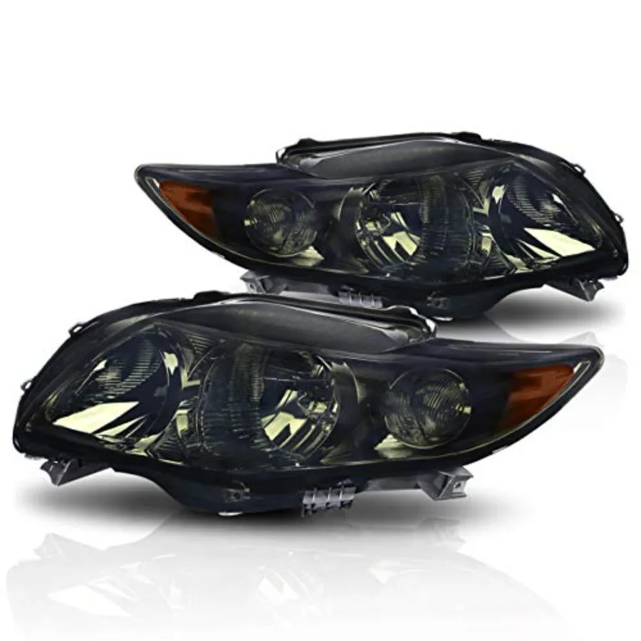 

Комплект ксеноновых фар (пара) с затемненными рассеивателями, янтарные, для Toyota Corolla 09-10, аналог PMHL-TCOR-0910-OH-SA