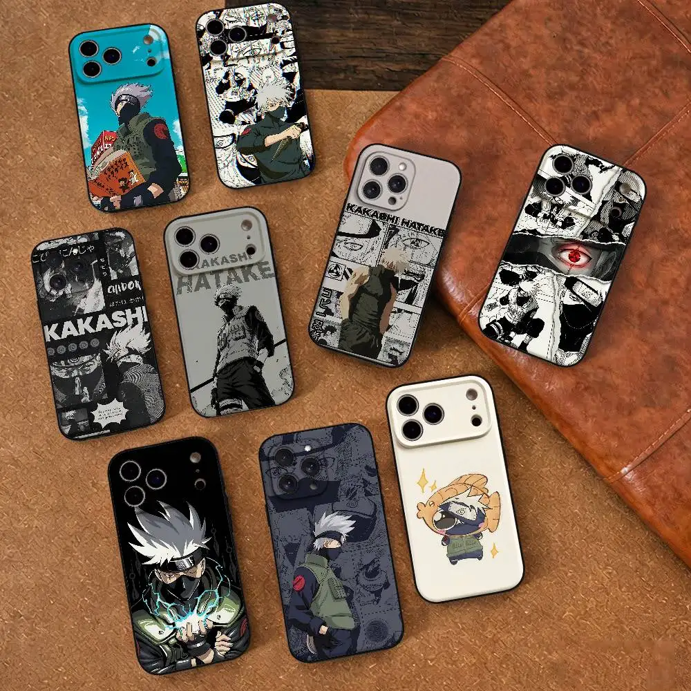 K-Kakashi Hatake Handyhülle für iPhone 17 16 15 14 13 12 11 PRO MAX PLUS Mini TPU Weiche Hautfreundliche Hülle