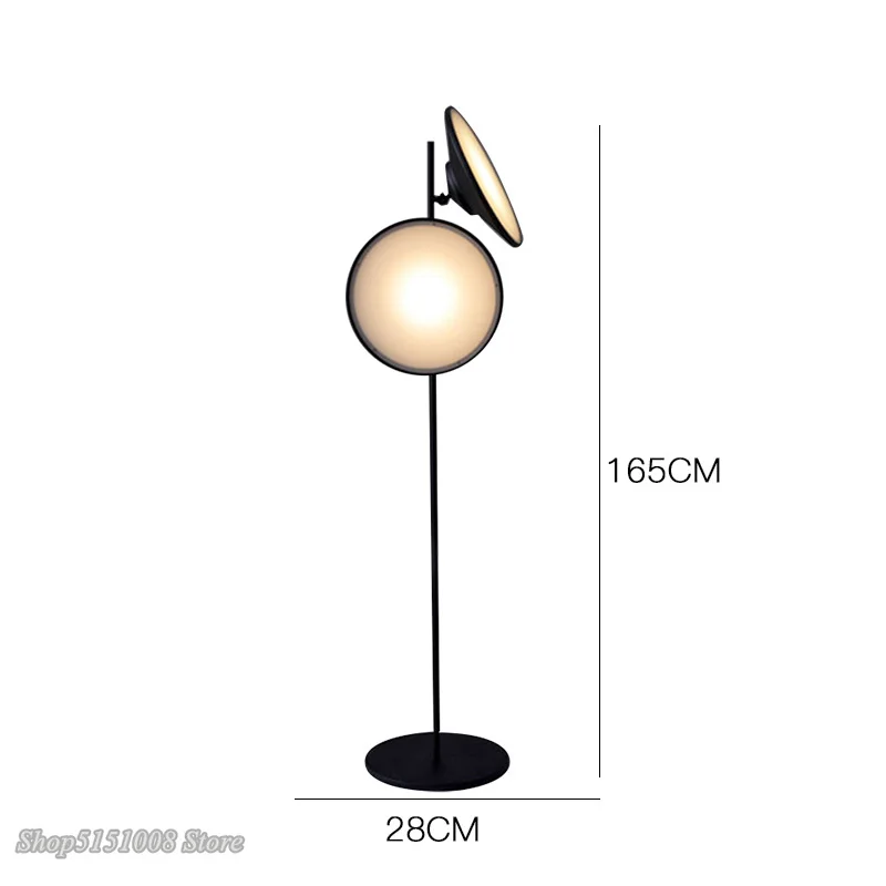 Imagem -06 - Modern Nordic Led Floor Lamp para Sala de Estar Stand Light Double Horn Radar Cabeceira Luminárias Designer Simples Decoração