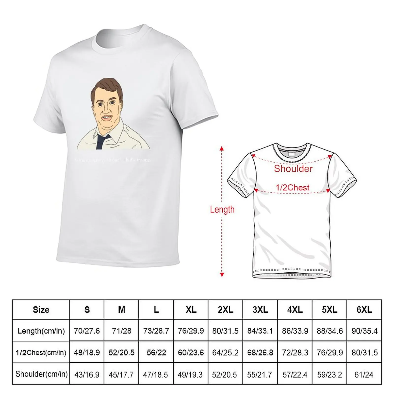 Mark Corrigan Four naan, Jeremy? Four? That's insane T-Shirt anime tshirt t shirt personalised T-Shirt