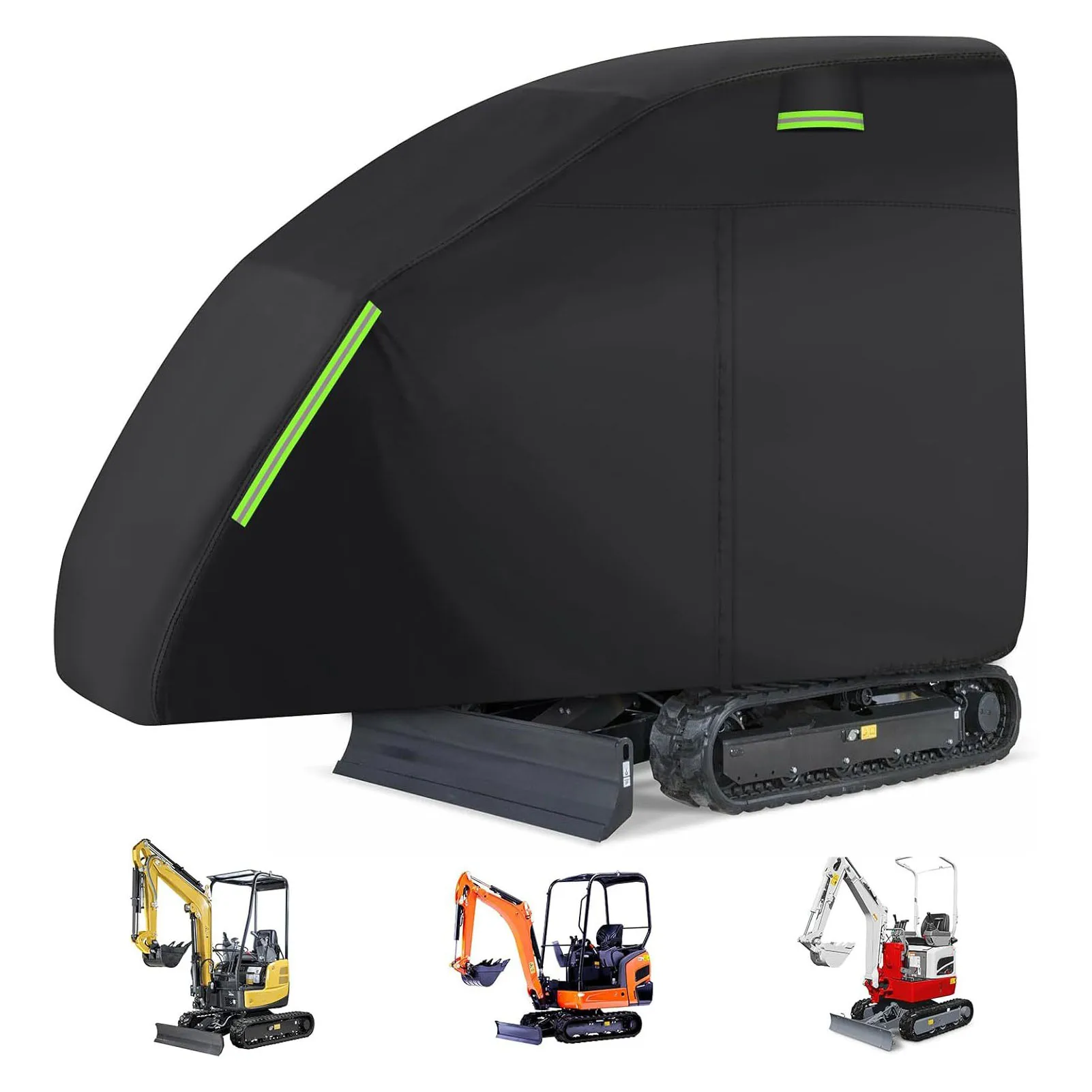 420D Oxford Fabric Mini Excavator Cover Fit for Bobcat E32 E20 E10 Water Proof Excavator Protective Cover