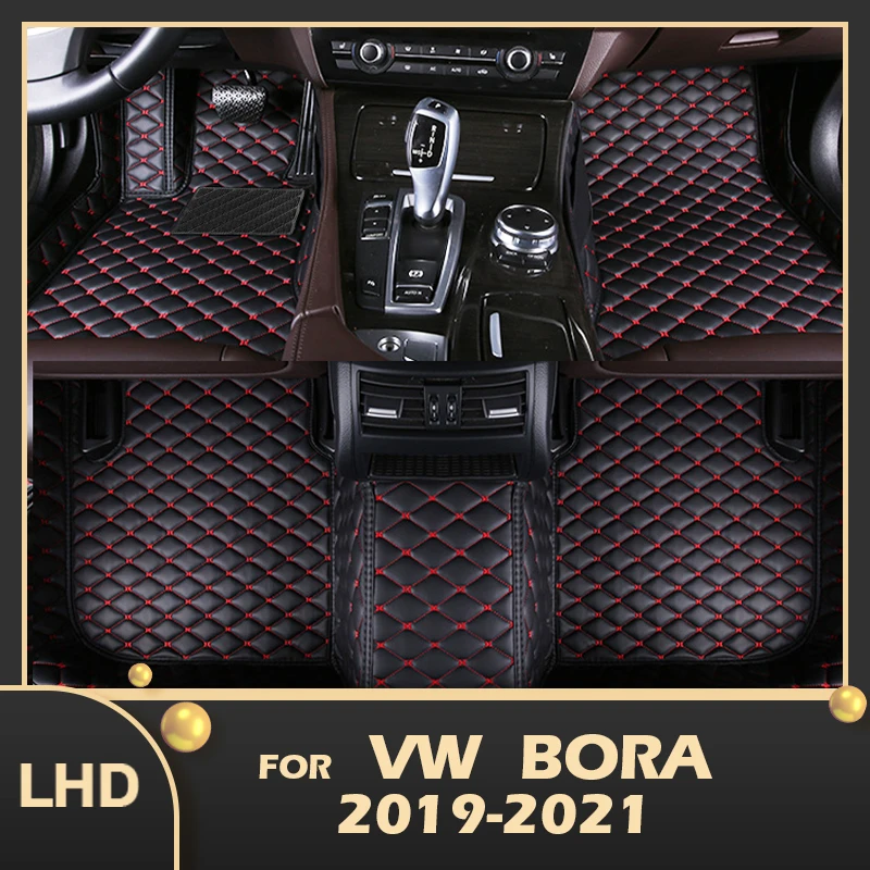 

Car Floor Mats For VW Volkswagen Bora 2019 2020 2021 Custom Auto Foot Pads Automobile Carpet Cover Interior Accessories