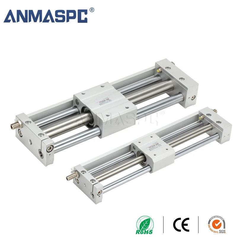 Anmaspc العلامة التجارية مصنع توريد المغناطيسي زوجين Rodless اسطوانة CY1S40 CY1S25 CY1S20 اسطوانة هوائية