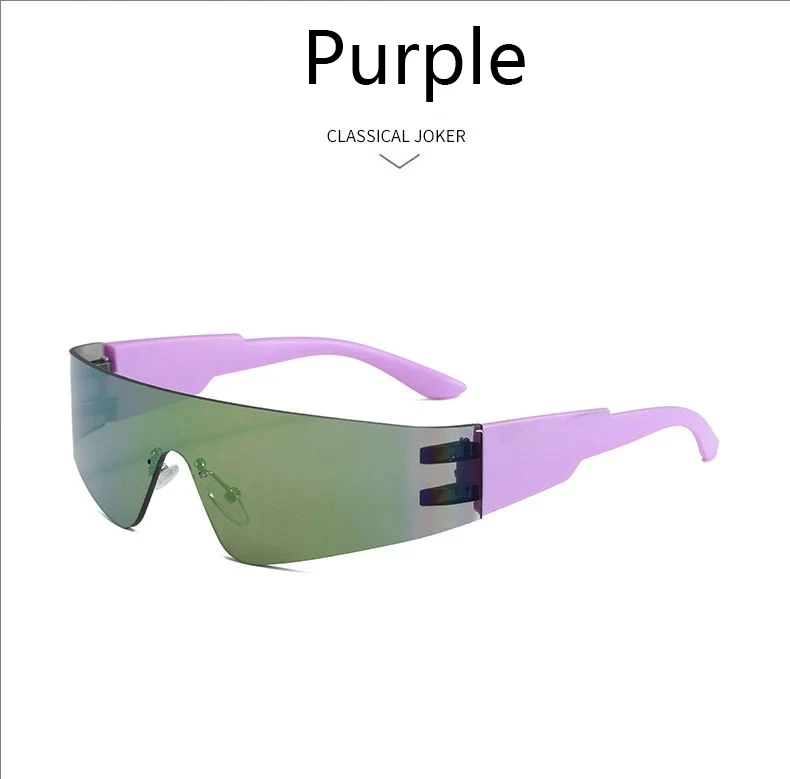 Y2k Sonnenbrille Hip Hop Mode trendige Sonnenbrille Outdoor Reiten Sonnenbrille Sonnenschutz gegen UV-Strahlen 20138 – Detail 9