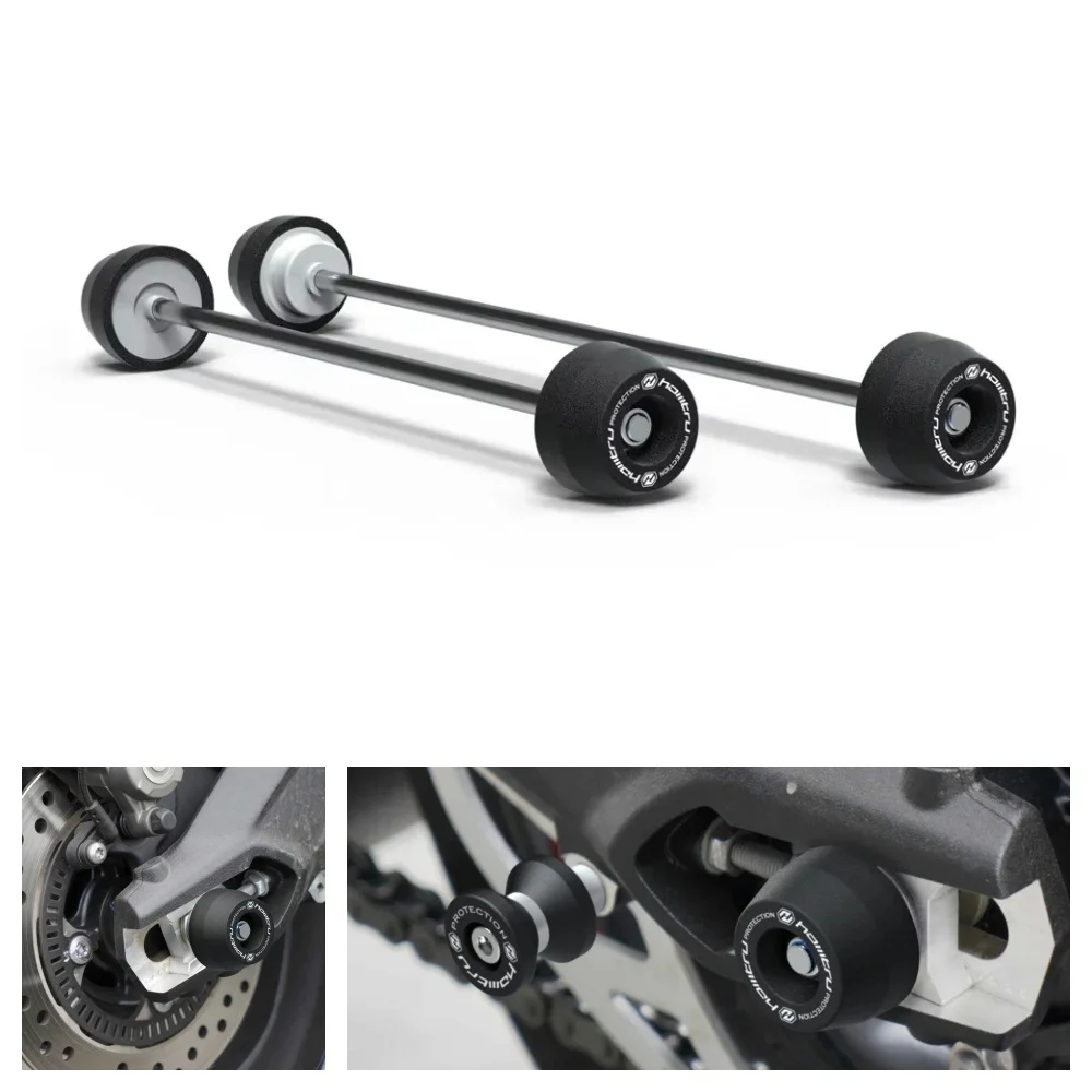 

For Triumph Daytona 675 675R / Daytona Moto2 765 / 2006-2021 Front Rear Axle Fork Sliders Motorcycle Frame Crash Protector