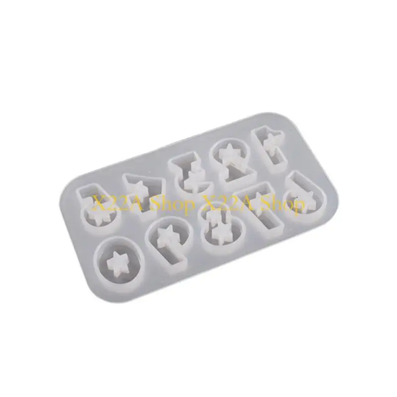 Unique Number Mold DIY Letter Pendant Resin Mold Crystal Epoxy Silicone Mold Keychain Multipurpose Mould