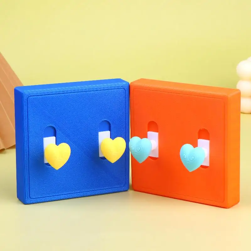 86 Type Wall Switch Protective Cover: 3D Printed Heart Shaped Decor Plate Home Socket Ornament