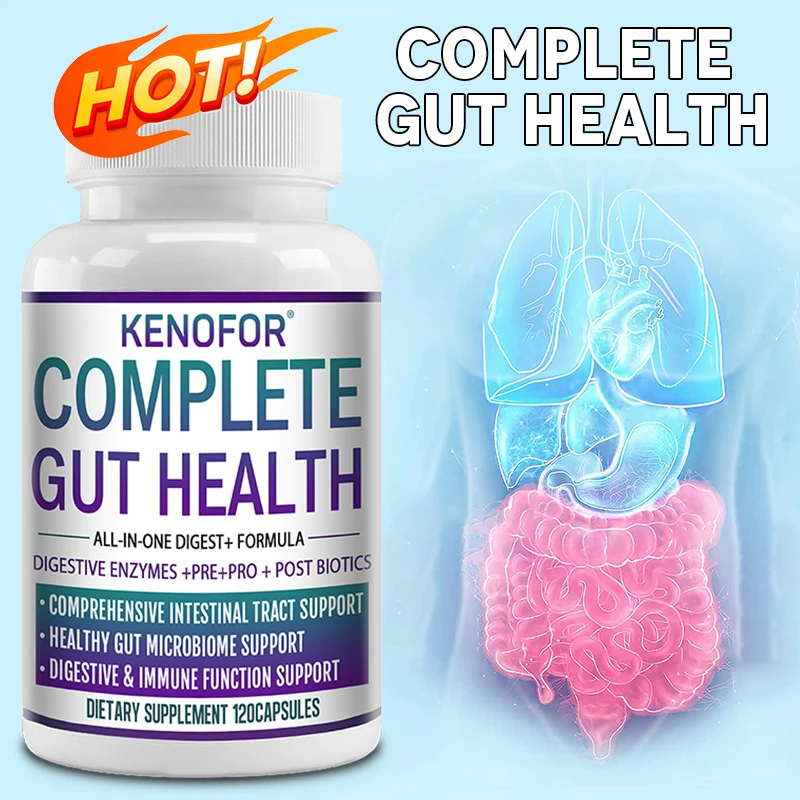 

Digestive Enzyme Capsules - with Prebiotics, Support Gut Health, Improve Digestion, Enhance Immunity, Promote Gut Health